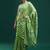 Green woven design chanderi sarees with blouse piece