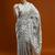 Grey woven design chanderi sarees with blouse piece