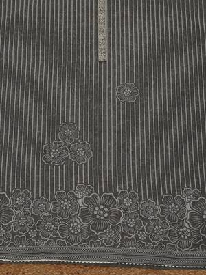 printed linen unstitched dress material 2