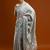 Grey woven design chanderi sarees with blouse piece