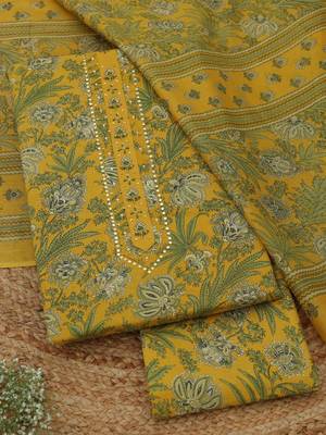 printed unstitched dress material 2