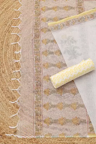 Printed Unstitched Dress Material