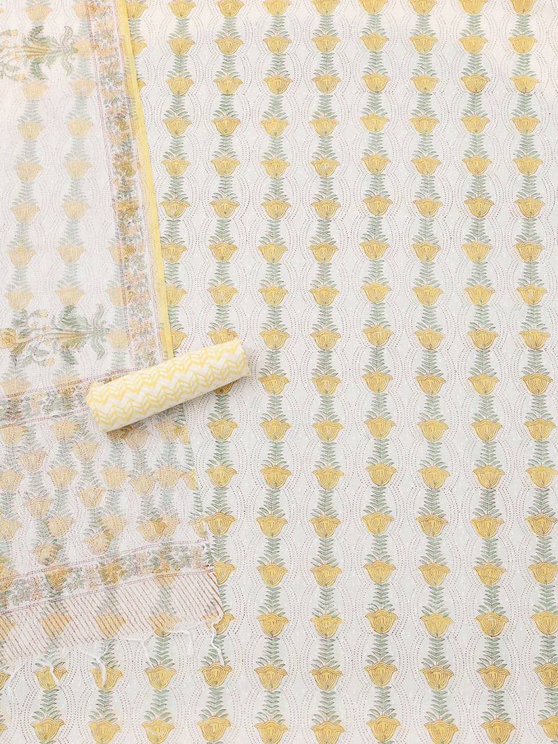 Printed Unstitched Dress Material