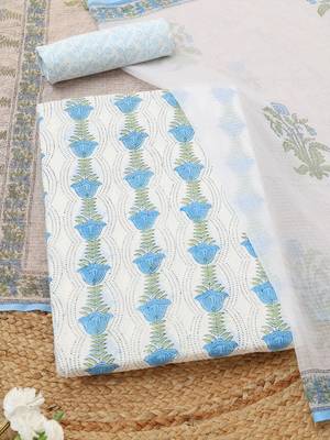 Printed Unstitched Dress Material 1
