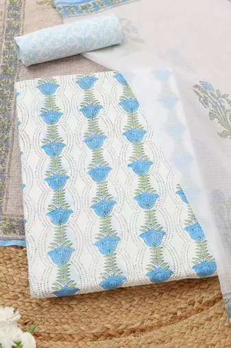 Printed Unstitched Dress Material