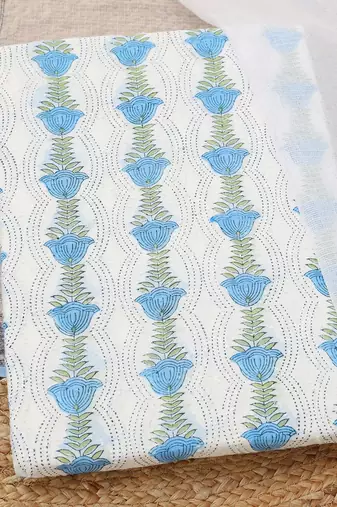 Printed Unstitched Dress Material