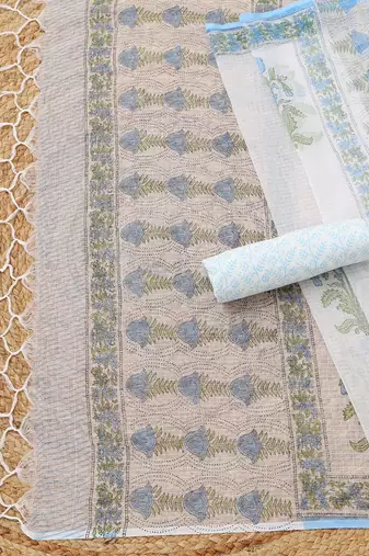 Printed Unstitched Dress Material