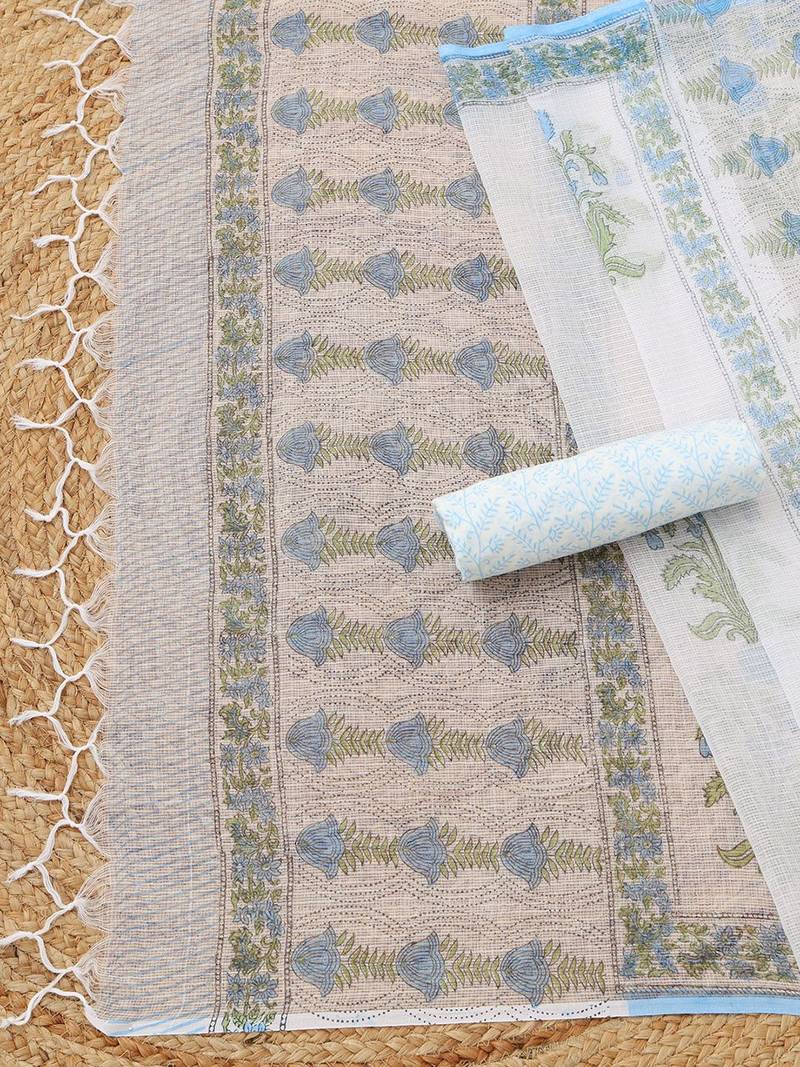Printed Unstitched Dress Material