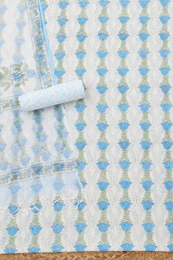 Printed Unstitched Dress Material