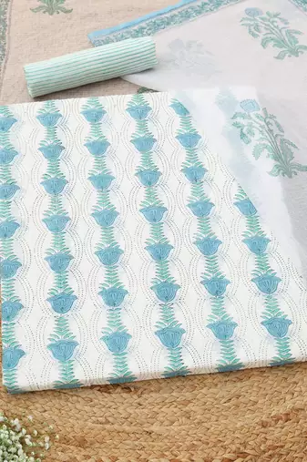 Printed Unstitched Dress Material