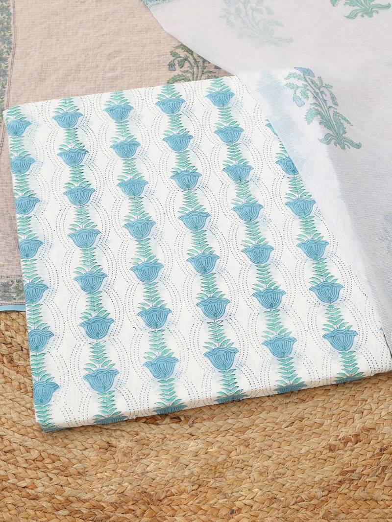 Printed Unstitched Dress Material