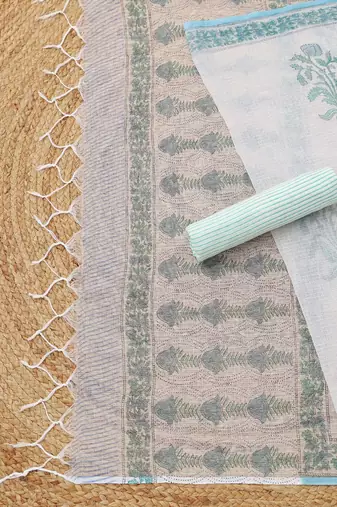 Printed Unstitched Dress Material
