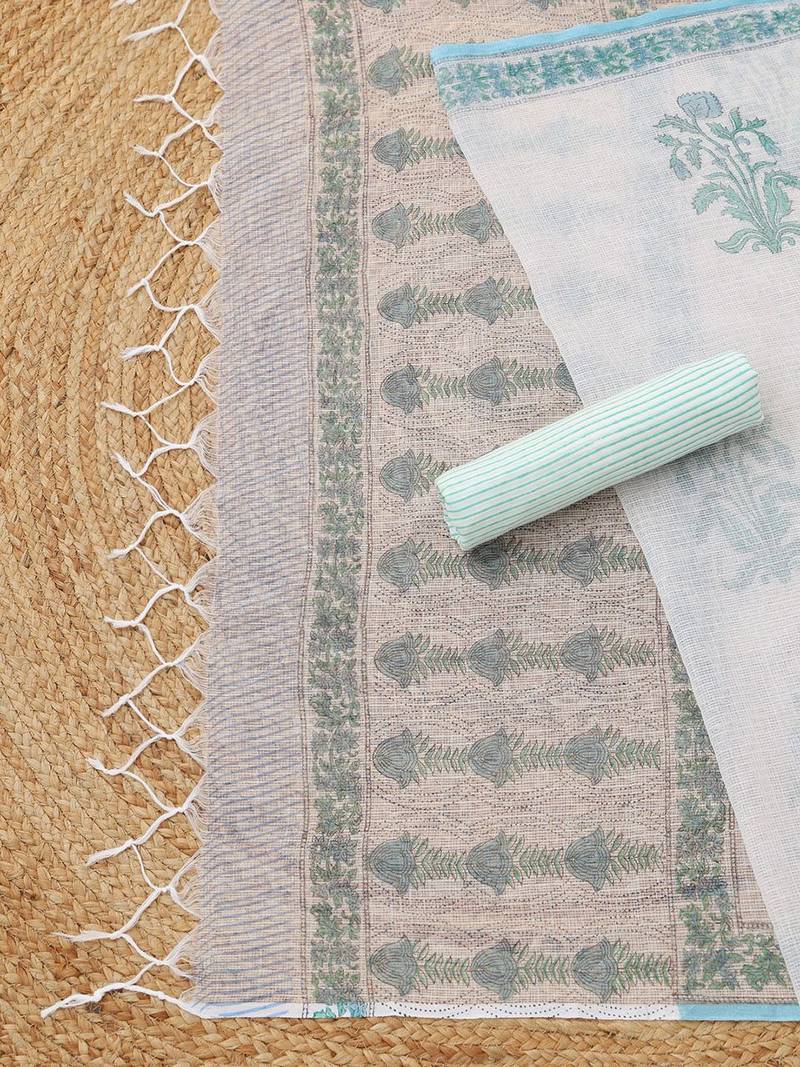 Printed Unstitched Dress Material