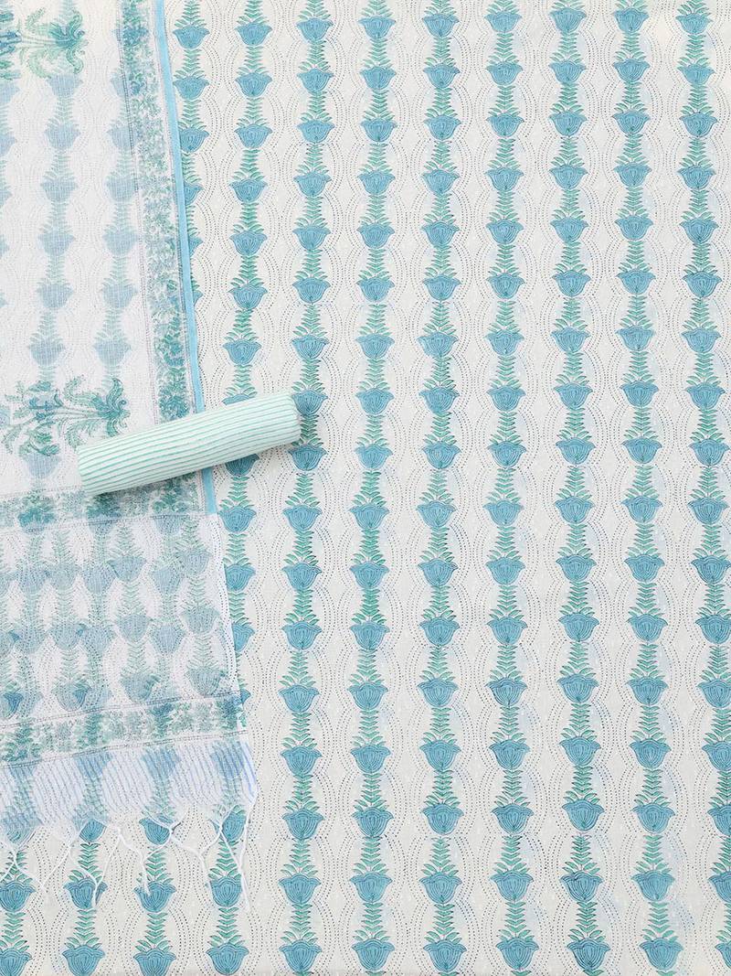 Printed Unstitched Dress Material