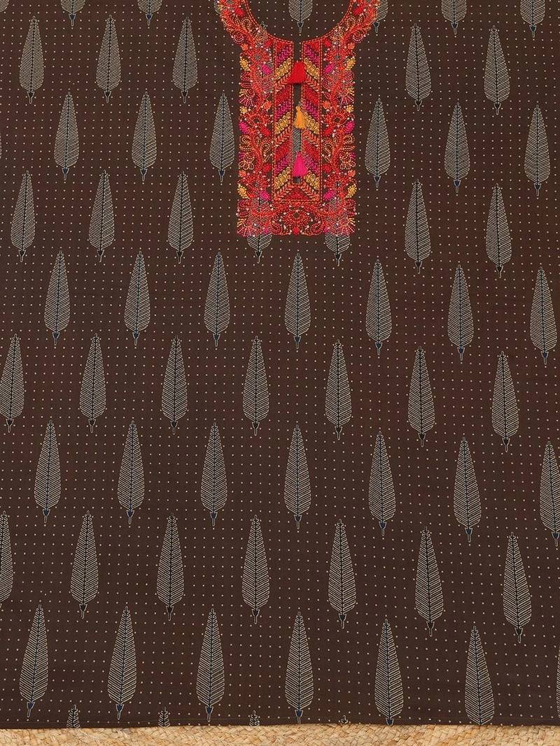 Printed Unstitched Dress Material