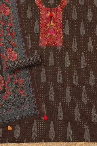 Printed Unstitched Dress Material