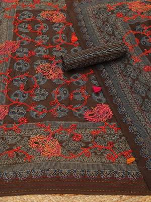 Printed Unstitched Dress Material 4