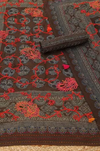 Printed Unstitched Dress Material