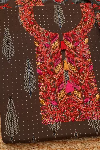 Printed Unstitched Dress Material