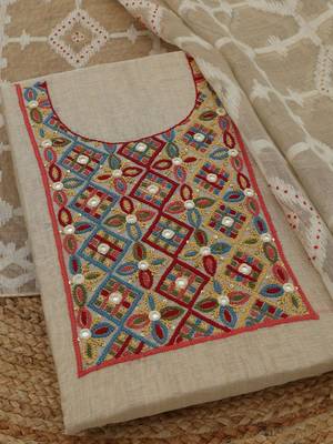 Printed Unstitched Dress Material 2