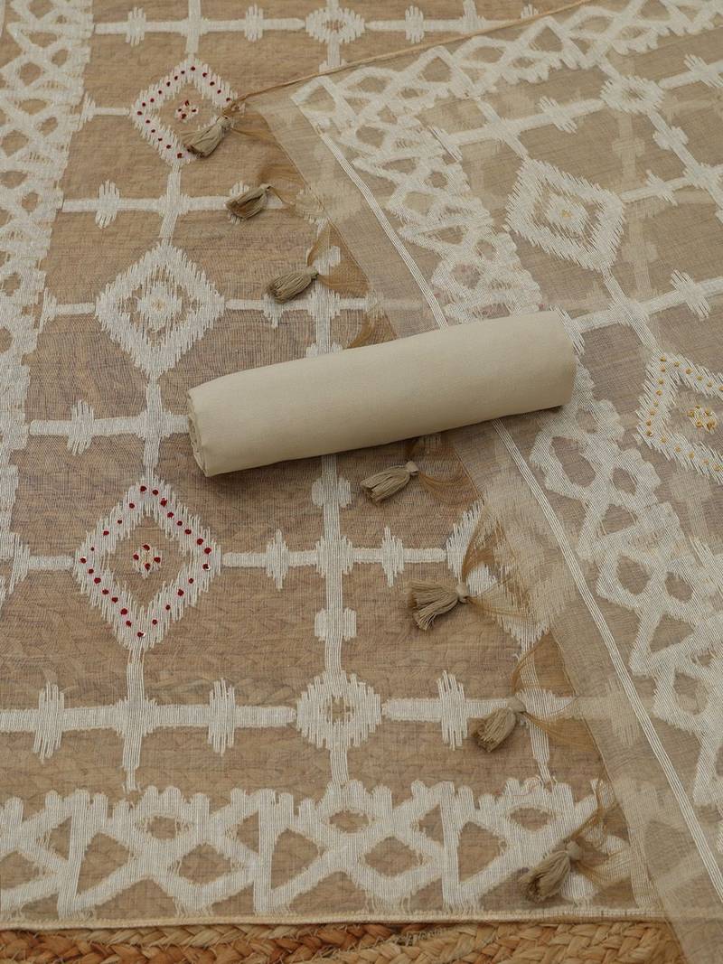 Printed Unstitched Dress Material