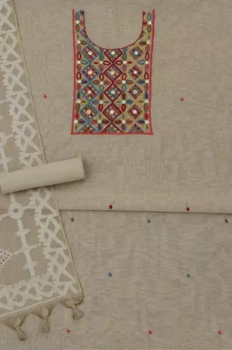 Printed Unstitched Dress Material
