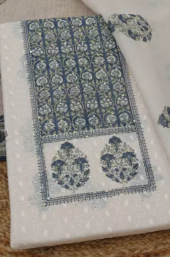 Printed Unstitched Dress Material