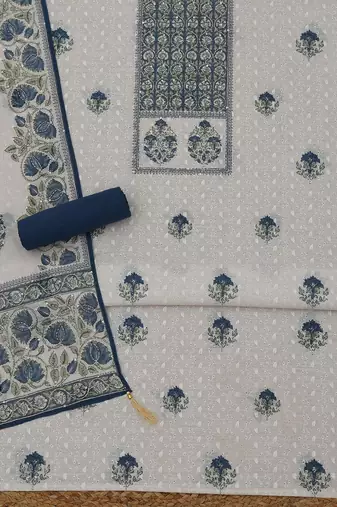 Printed Unstitched Dress Material
