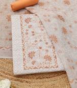 Printed Linen Unstitched Dress Material