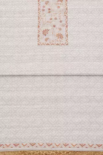 Printed Linen Unstitched Dress Material