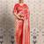 Red ethnic motifs zari saree