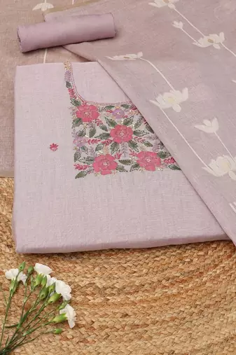 Printed Unstitched Dress Material