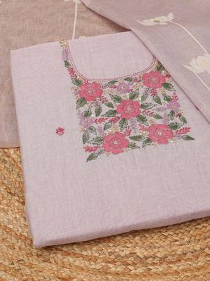 Printed Unstitched Dress Material 4