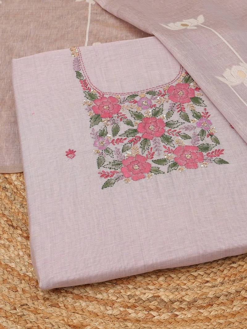 Printed Unstitched Dress Material