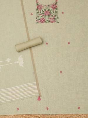 Printed Unstitched Dress Material 2