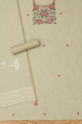Printed Unstitched Dress Material