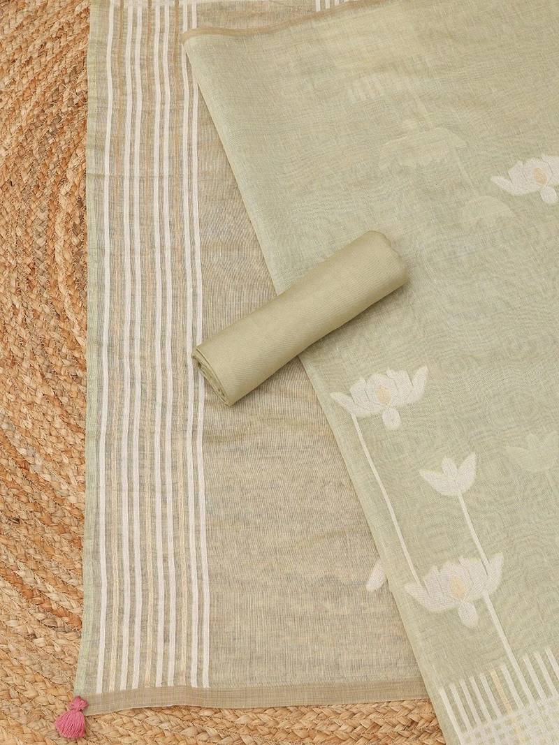 Printed Unstitched Dress Material