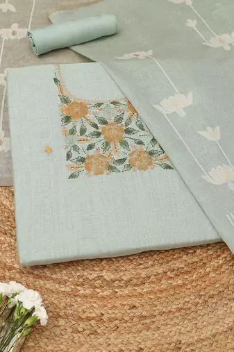 Printed Unstitched Dress Material