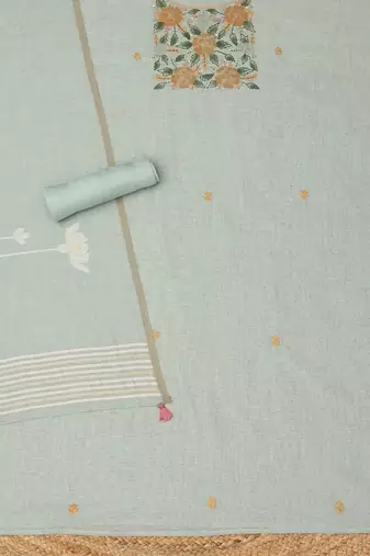 Printed Unstitched Dress Material