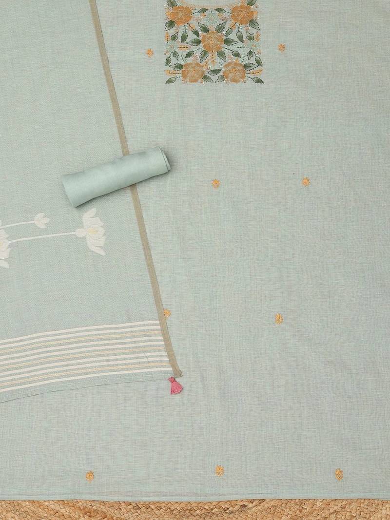 Printed Unstitched Dress Material