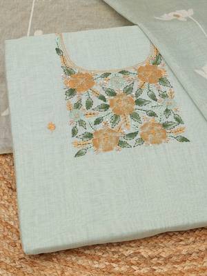 Printed Unstitched Dress Material 4