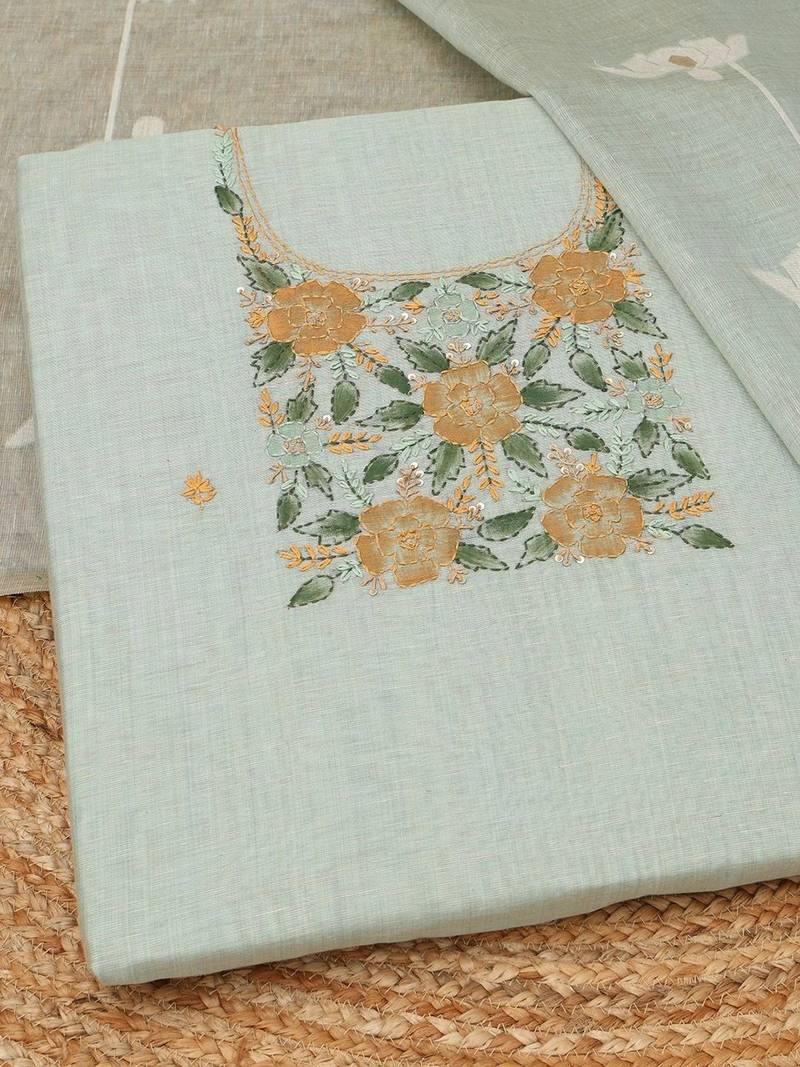 Printed Unstitched Dress Material