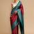 Burgundy woven design banarasi sarees