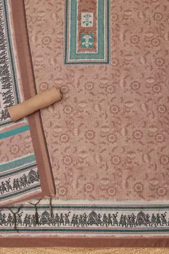 Printed Unstitched Dress Material