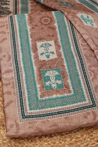 Printed Unstitched Dress Material