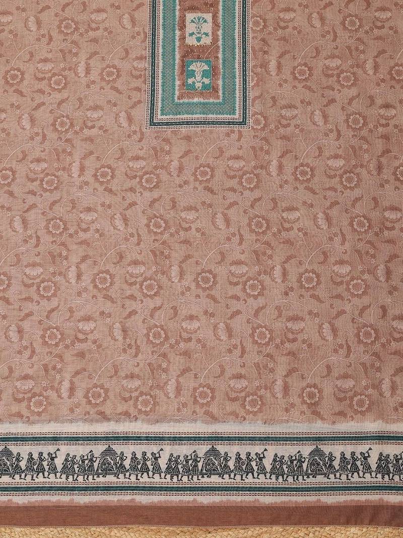 Printed Unstitched Dress Material