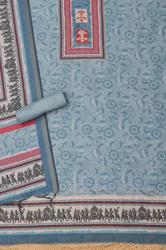 Printed Unstitched Dress Material