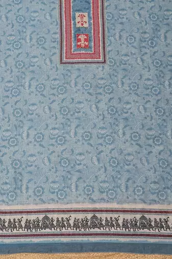 Printed Unstitched Dress Material