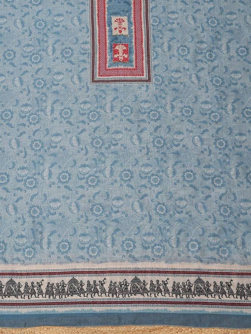 Printed Unstitched Dress Material