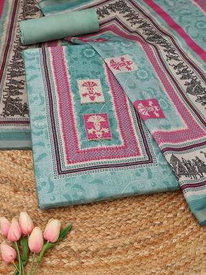 Printed Unstitched Dress Material 1
